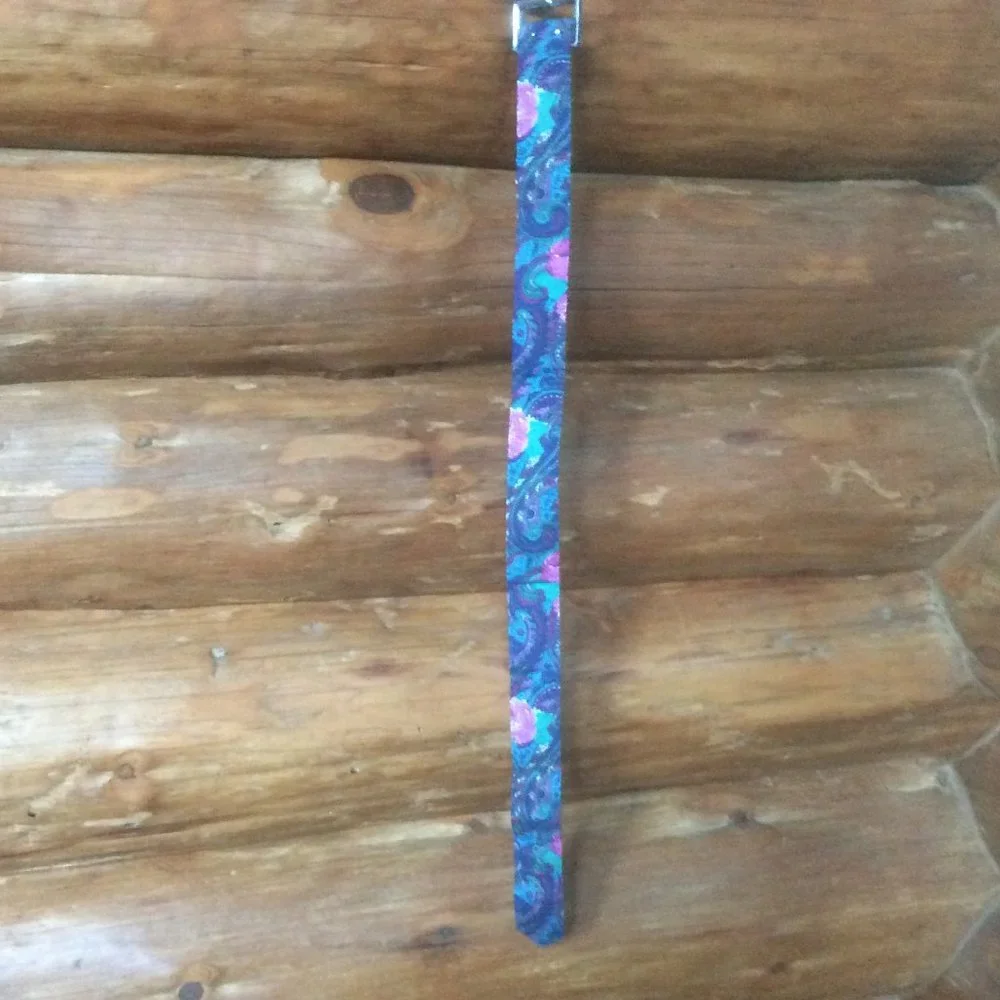 Vintage Stuart Alan Floral Paisley & Roses Cottagecore 80s Midi Dress Size 12 - Picture 8 of 10